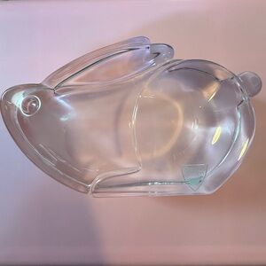 Orrefors Sweden Zoo Collection Rabbit Crystal Paperweight